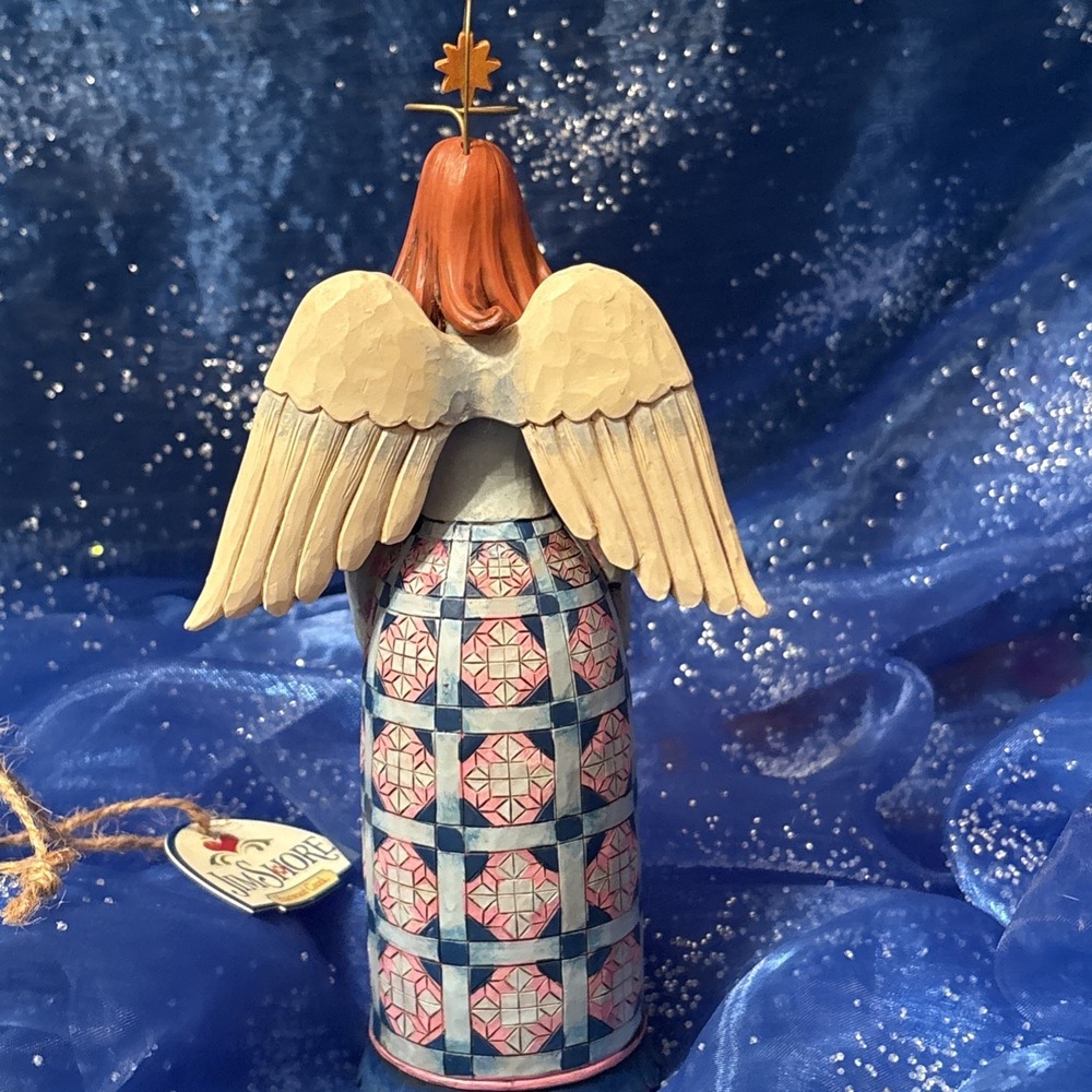 Jim Shore Angel Nativity Scene Christmas Ornament Holding Stable - Picture 7 of 15
